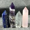 WGPHD Health & Household Natural dreamy amethyst quartz obelisk crystal wand point healing view 3