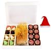 Ghasitaram Gifts Jaiccha Christmas Gifts White Christmas Hamper Box Big with chocolates, plum cake and Hazelnut Balls view 2