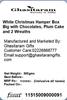 Ghasitaram Gifts Jaiccha Christmas Gifts White Christmas Hamper Box Big with chocolates, plum cake and 2 Wreaths view 2