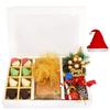 Ghasitaram Gifts Jaiccha Christmas Gifts White Christmas Hamper Box Big with chocolates, plum cake,wreath and dcor view 2
