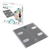Gymcline Body Analysis Scale w/BMI Report & Daily Calorie Intake Guide (Spec Grey) view 1