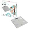GYMCLINE Body Analysis Scale, Silver - Premium Smart Digital Bathroom Scales with BMI Report & Daily Calorie Intake Guide for Health Tracking view 1
