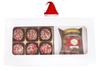 Ghasitaram Gifts Jaiccha Christmas Gifts White Christmas Hamper Box Small with Hazelnut Balls and Caramel Almond Jar view 3
