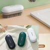 MEIJMJIA - Washing brush, cleaning brush with extra hard bristles, for cleaning clothes, shoes, tiles, kitchen, bathroom (White/without handle) view 2