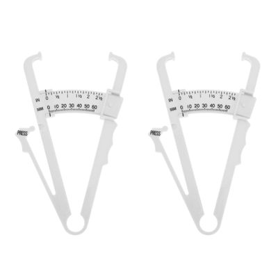 Baluue 4pcs Body Fat Caliper Accurately Fat Measuring Device for Men Skinfold Caliper