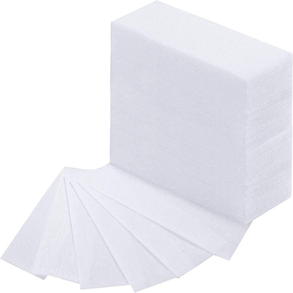 HoitoDeals White 200Pcs Eyebrows Wax Strips Hair Removal Wax Paper Facial Waxing Strips