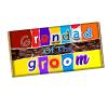 Grandad of the Groom Chocolate Bar Wrapper Novelty Gift for Wedding Marriage CH-663 (with chocolate bar) view 1