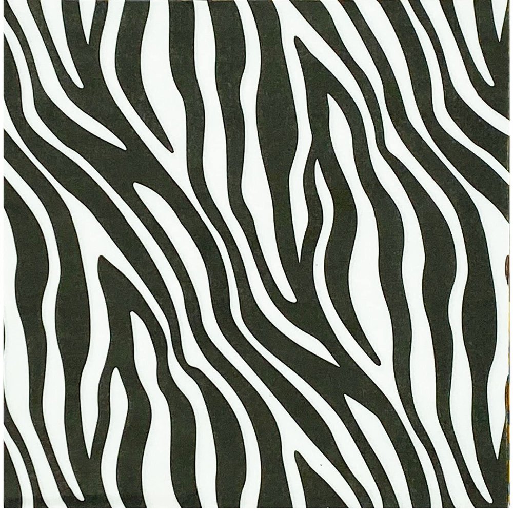 100 Ct Premium Luncheon Napkins,Bulk, Party Napkins,Cocktail Napkins,2-Ply, Disposable Napkin, Dinner Napkin Decorative Paper Napkins 6.5 /13,ideal for Birthday wedding graduation Anniversary,Zebra