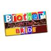 Brother of the Bride Chocolate Bar Wrapper Novelty Gift Present for Wedding Xmas CH-659 (without chocolate bar) view 1
