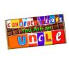 Congratulations You Are an Uncle Customised Chocolate Bar Wrapper Novelty Gift CH-619 (with chocolate bar) view 1