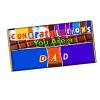 Congratulations You Are a Dad Chocolate Bar Wrapper Novelty Gift Father Daddy CH-618 (with chocolate bar) view 1