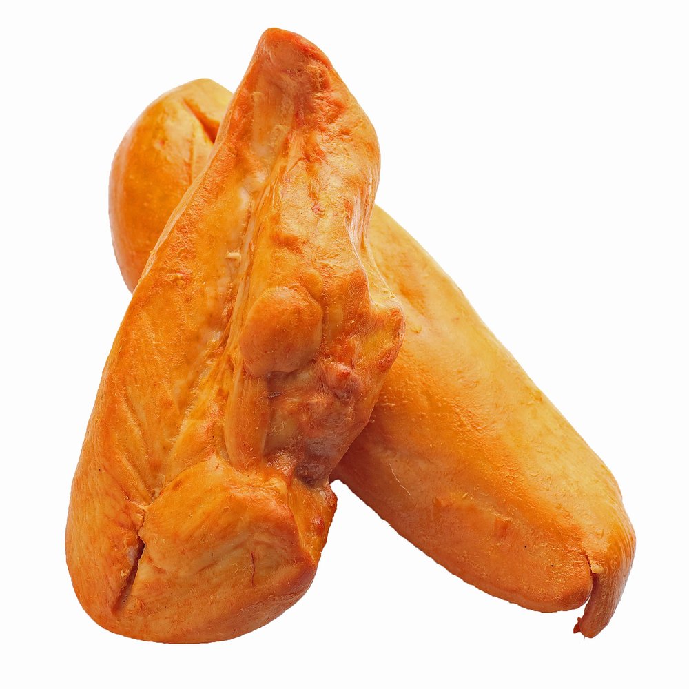 Smoked Chicken Breasts From Urban Merchants, Smoked Chicken Meat, Ready To Eat, Each Pack Contains 8 x Smoked Chicken Breasts With Skin On, Approximately 1.3kg