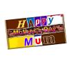 Happy Mothers day Mum Chocolate Bar Wrapper Novelty Gift Present for Mother Ma CH-835 (with chocolate bar) view 1