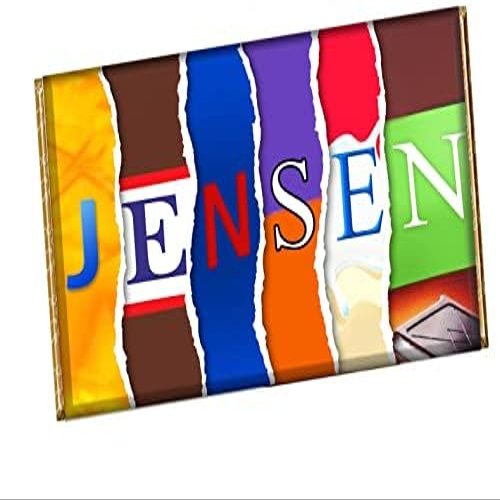 Personalised Customised Any Name Chocolate Bar Wrapper Novelty Label Birthday CH-254 (with chocolate bar)