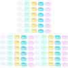 Alipis 90pcs Portable Toothbrush Brush Head Covers Travel Toothbrush Cover Plastic Holder for Household Business Trip Use Random Color view 1