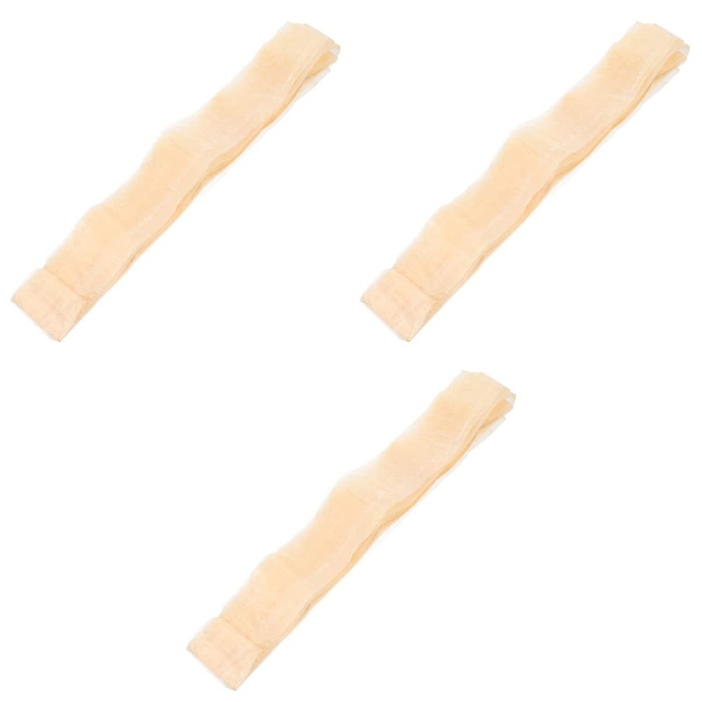 KICHOUSE 3pcs Natural Sausage Casing for Homemade Ham Dry Natural Casings for Traditional Ham Making Meat for Cooking Needs