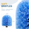 VITEVER Twist-On Cobweb Duster Head Brush, Fits Standard 3/4 inch Threaded Poles, Attachment Spider Web Duster Brush for Outdoor & Indoor Cleaning view 2