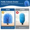 VITEVER Twist-On Cobweb Duster Head Brush, Fits Standard 3/4 inch Threaded Poles, Attachment Spider Web Duster Brush for Outdoor & Indoor Cleaning view 3