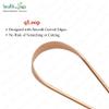 qLoop Copper Tongue Cleaner  Easy One Hand Use  Larger Surface Coverage  Ayurvedic Copper Health for Fresh Breath and Total Oral Hygiene (Set of 2) view 2
