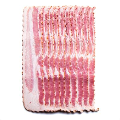 Smoked Pancetta Slices From Urban Merchants, Italian Style Streaky Bacon, Dry Cured And Lightly Smoked, 500g