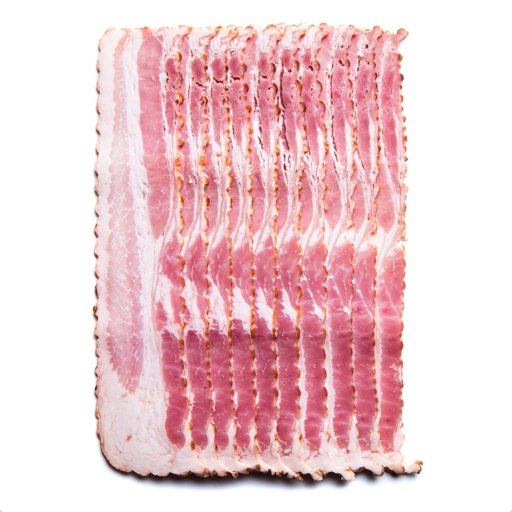 Smoked Pancetta Slices From Urban Merchants, Italian Style Streaky Bacon, Dry Cured And Lightly Smoked, 500g