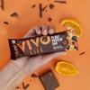 Vivo life Plant Protein Bars - High Protein, Nutrient dense, Slow Release Energy - 12 x 65g Pack (Cacao Orange) view 3