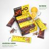 Vivo life Plant Protein Bars - High Protein, Nutrient dense, Slow Release Energy - 12 x 65g Pack (Lemon and Cashew) view 2