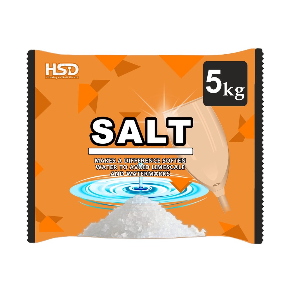 4 pack of 5kg Dishwasher Salt for Dishwashers and Water Softeners, Restoring Salt Cleaner