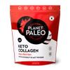 Planet Paleo Keto Collagen Powder (440g, 44 Servings) - Grass-Fed, High Protein, with MCT Powder - Low Carb, Creamer, Non-GMO, Halal - Fitness Recovery, Ketogenic Boost view 1