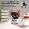 Planet Paleo Organic Bone Broth - Ancient Mushrooms (225g, 25 Servings) - Organic, Grass Fed, High Protein, with Reishi, Cordyceps, Lion's Mane and Shiitake - Adaptogens for Healthy Defences view 4