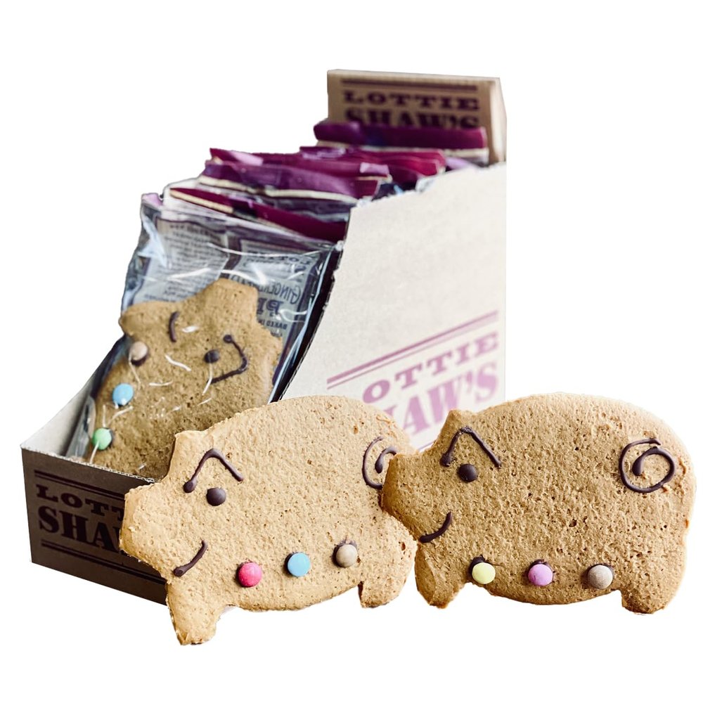 Lottie Shaw's Gingerbread Pigs 12 x 50g