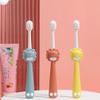 GLEAVI 3pcs Portable Boys and Girls Toothbrush Boy Girl Travel Household Soft Bristle Manual Ergonomic Tooth Brush for Year Old Daily Use view 2