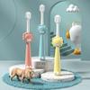 GLEAVI 3pcs Portable Boys and Girls Toothbrush Boy Girl Travel Household Soft Bristle Manual Ergonomic Tooth Brush for Year Old Daily Use view 4