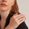 BioMag Magnetic Copper Rings for Women Men with 3500 Gauss Magnets 99.9% Solid Pure Copper,Adjustable Fingers Ring with Jewelry Box (Plum silvergold) view 4