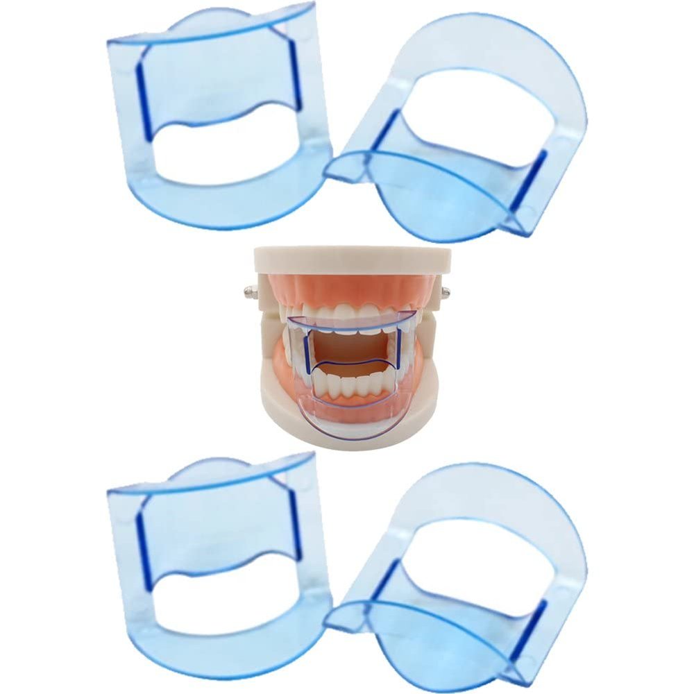 Fopytu 5 Pcs Dental Mouth Retractor Pipe Expander Mouth Opener for Front Teeth as Physician's Clinic Mouth Care