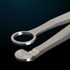 OWLEEN Universal Nose Hair Trimming Tweezers Stainless Steel Eyebrow Nose Hair Cut Manicure Trimming Scissors view 3