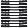 Hsthe Sea 10 Pack Silicone Mask Extension Straps Adjustable Mask Attachment Buckle Relieves Pressure and Pain Black view 1