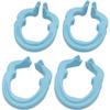 Fopytu 4pcs Dental Resin Clamping Ring Separator Ring Sectional Contoured Metal Matrices Holder Fixed Clamp view 1