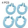Fopytu 4pcs Dental Resin Clamping Ring Separator Ring Sectional Contoured Metal Matrices Holder Fixed Clamp view 2
