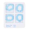 Fopytu 4pcs Dental Resin Clamping Ring Separator Ring Sectional Contoured Metal Matrices Holder Fixed Clamp view 3