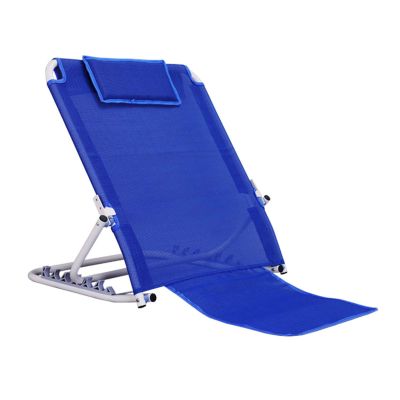 Adjustable Bed Backrest Support Folding Backrest Bed Use on Top of Mattress Floor Beach Healthcare Back Rest with Sturdy Spray Steel Pipe, Foldable