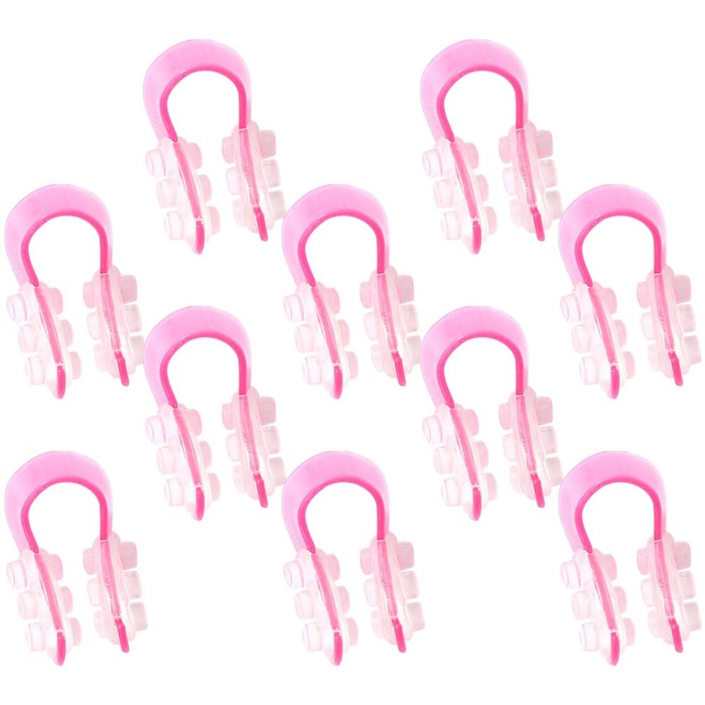 GLEAVI 10pcs Nose up Clip Lifting Nose Higher Clip Lifter Straightener up Shaping Shaper Nuzzle Supplies Beauty Tools Pincher Cosmetic Silica Gel
