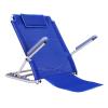 Adjustable Bed Backrest Support Folding Backrest Bed Use on Top of Mattress Floor Beach Healthcare Back Rest with Sturdy Spray Steel Pipe, Foldable view 1