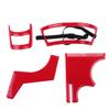 apofly Beard Shaping Tool Kit Neckline Shaving Template Guide Set for Men Hair Styling Red, Beard Shaping Tool Kit, Beard Trimmer Template Guide, Hair Styling Tools Kit view 1