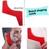 apofly Beard Shaping Tool Kit Neckline Shaving Template Guide Set for Men Hair Styling Red, Beard Shaping Tool Kit, Beard Trimmer Template Guide, Hair Styling Tools Kit view 3
