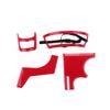 apofly Beard Shaping Tool Kit Neckline Shaving Template Guide Set for Men Hair Styling Red, Beard Shaping Tool Kit, Beard Trimmer Template Guide, Hair Styling Tools Kit view 4