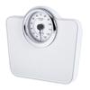 ADLER AD 8180 Mechanical Personal Scales - Body Weight - Analogue Fitness Scales - 136 kg Capacity - Diameter 15 cm Dial - Non-Slip Surface - Easy to Read - Calibrated with Button, White view 1