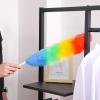 Syfunlv 2 PCS Feather Duster,Rainbow Static Duster,Flexible Microfiber Dust Cleaning,Electrostatic Dust Remover for Home,Ideal for cleaning cobwebs,shelves and hard to reach places. view 3