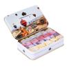 Cerez Pazari Turkish Delight Candy Gift Basket 320g, Luxury Lokum Dessert, Gourmet Christmas Holiday Corporate Food Gifts in Elegant Tin Box, With 5 Unique Flavors, No Nuts view 1
