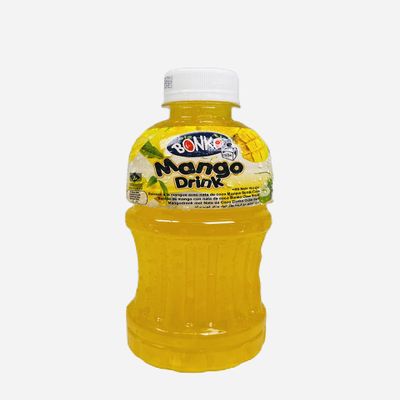 Bonko Just Drink Mango Drink with NATA de Coco 320ml (6 Bottles)